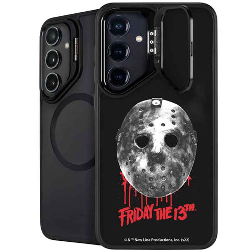 Warner Bros Friday the 13th Jason Voorhees Dripping Mask Galaxy S24 Plus Kickstand Case