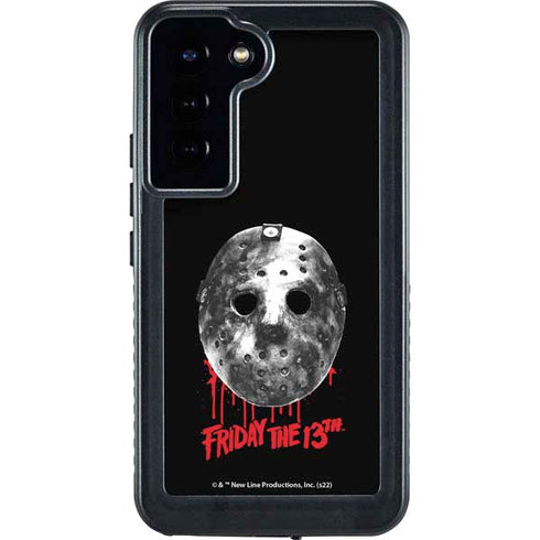 Warner Bros Friday the 13th Jason Voorhees Dripping Mask Galaxy S24 Plus Waterproof Case