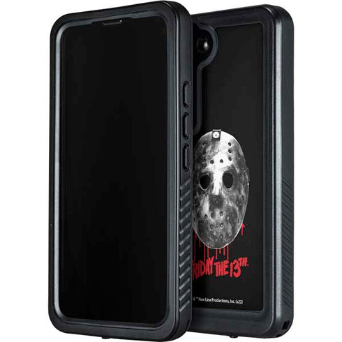 Warner Bros Friday the 13th Jason Voorhees Dripping Mask Galaxy S24 Plus Waterproof Case
