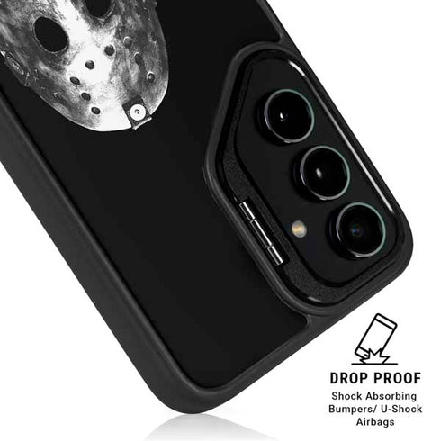 Warner Bros Friday the 13th Jason Voorhees Dripping Mask Galaxy S24 Ultra Kickstand Case