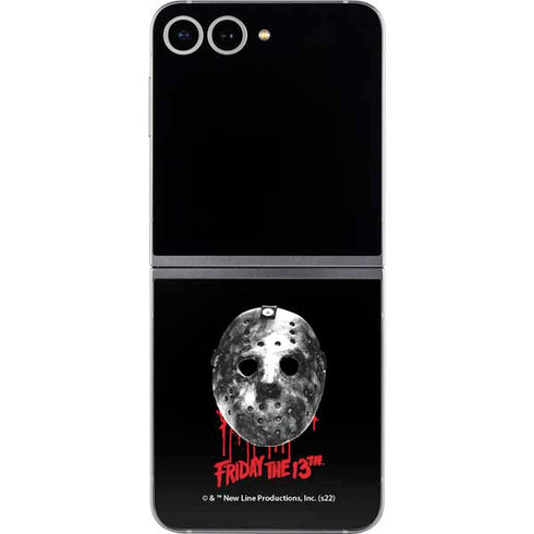 Warner Bros Friday the 13th Jason Voorhees Dripping Mask Galaxy Z Flip6 Skin