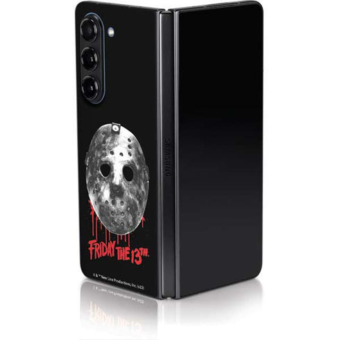 Warner Bros Friday the 13th Jason Voorhees Dripping Mask Galaxy Z Fold5 5G Skin