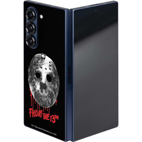 Warner Bros Friday the 13th Jason Voorhees Dripping Mask Galaxy Z Fold6 Skin