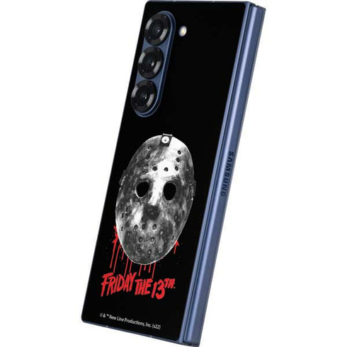 Warner Bros Friday the 13th Jason Voorhees Dripping Mask Galaxy Z Fold6 Skin