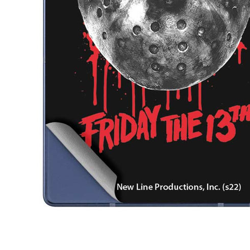 Warner Bros Friday the 13th Jason Voorhees Dripping Mask Galaxy Z Fold6 Skin