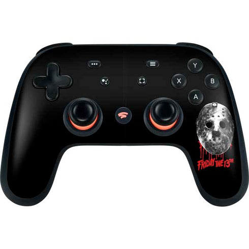 Warner Bros Friday the 13th Jason Voorhees Dripping Mask Google Stadia Controller Skin