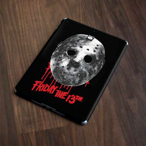 Warner Bros Friday the 13th Jason Voorhees Dripping Mask Apple iPad Skin