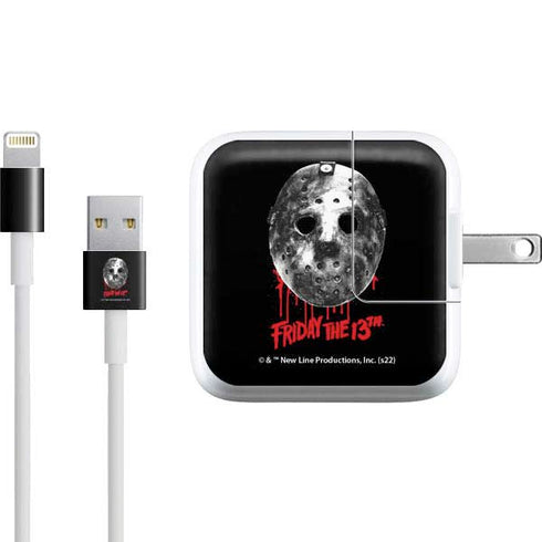 Warner Bros Friday the 13th Jason Voorhees Dripping Mask iPad Charger (10W USB) Skin