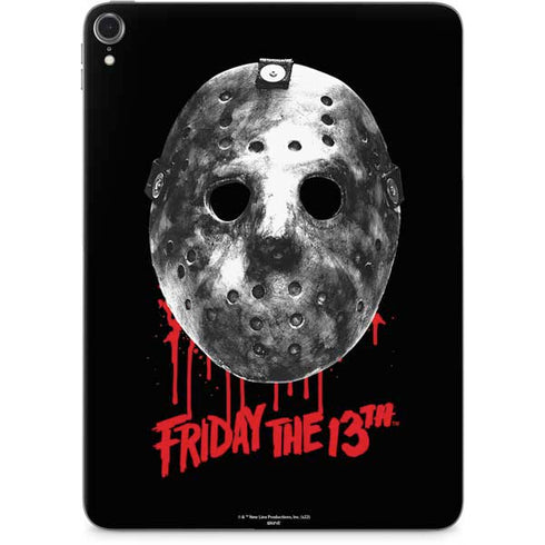Warner Bros Friday the 13th Jason Voorhees Dripping Mask Apple iPad Pro Skin