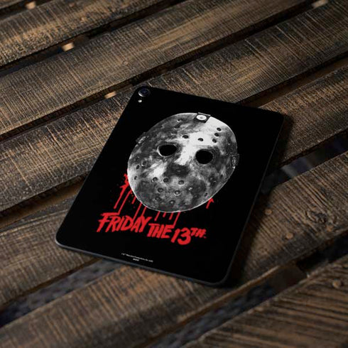 Warner Bros Friday the 13th Jason Voorhees Dripping Mask Apple iPad Pro Skin