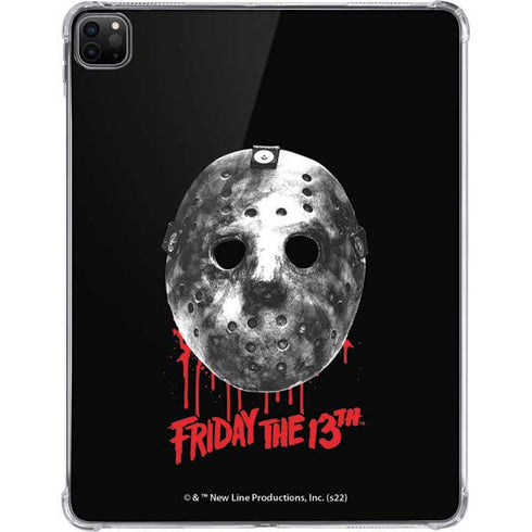 Warner Bros Friday the 13th Jason Voorhees Dripping Mask iPad Pro 11in (2024) Clear Case