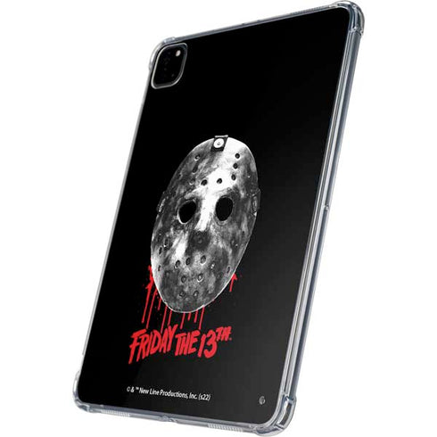 Warner Bros Friday the 13th Jason Voorhees Dripping Mask iPad Pro 11in (2024) Clear Case