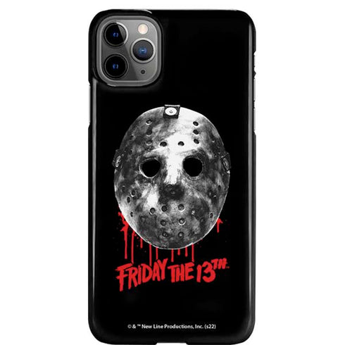 Warner Bros Friday the 13th Jason Voorhees Dripping Mask iPhone Cases