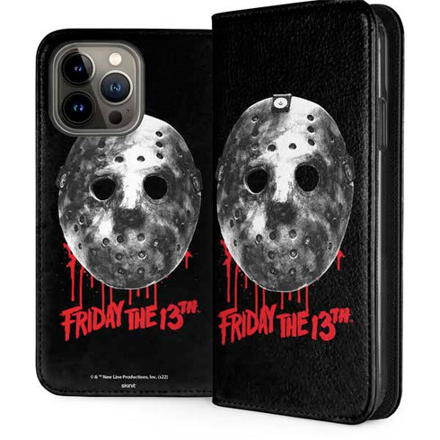 Warner Bros Friday the 13th Jason Voorhees Dripping Mask iPhone Cases