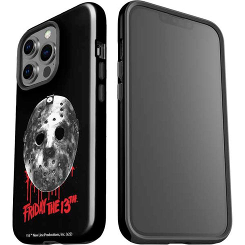 Warner Bros Friday the 13th Jason Voorhees Dripping Mask iPhone 15 Pro Impact Case