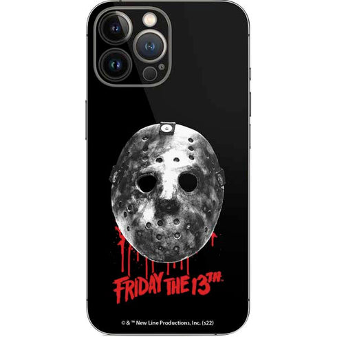 Warner Bros Friday the 13th Jason Voorhees Dripping Mask iPhone 15 Pro Max Skin