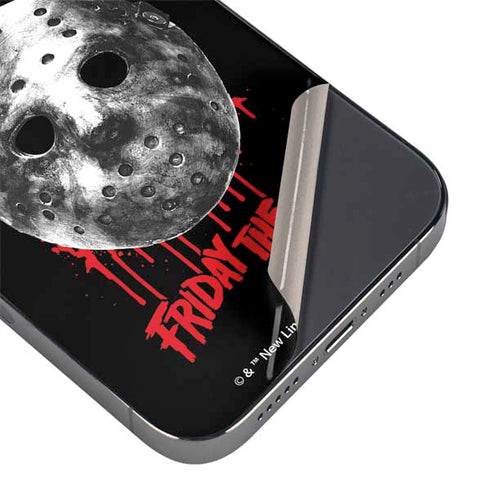 Warner Bros Friday the 13th Jason Voorhees Dripping Mask iPhone 15 Pro Max Skin