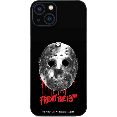 Warner Bros Friday the 13th Jason Voorhees Dripping Mask iPhone 15 Skin