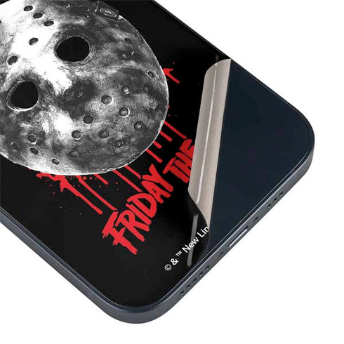Warner Bros Friday the 13th Jason Voorhees Dripping Mask iPhone 15 Skin