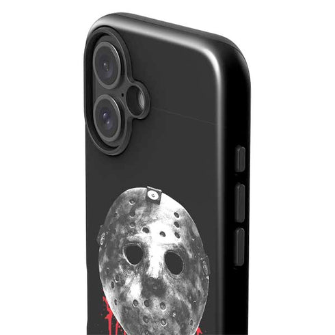 Warner Bros Friday the 13th Jason Voorhees Dripping Mask iPhone 16 Plus Impact Case