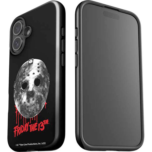 Warner Bros Friday the 13th Jason Voorhees Dripping Mask iPhone 16 Plus Impact Case