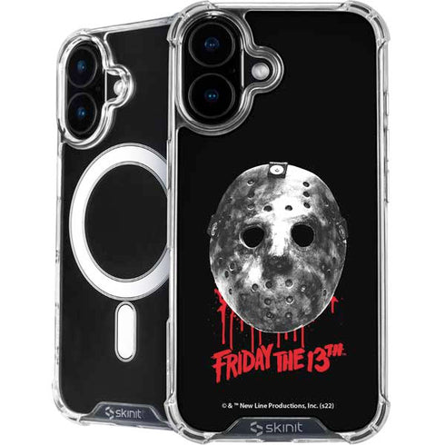 Warner Bros Friday the 13th Jason Voorhees Dripping Mask iPhone 16 Plus MagSafe Case