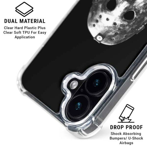 Warner Bros Friday the 13th Jason Voorhees Dripping Mask iPhone 16 Plus MagSafe Case