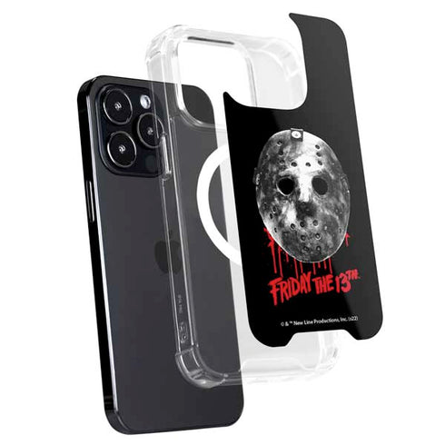 Warner Bros Friday the 13th Jason Voorhees Dripping Mask iPhone 16 Pro Max MagSafe Case