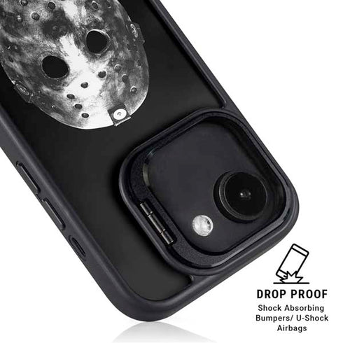 Warner Bros Friday the 13th Jason Voorhees Dripping Mask iPhone 16e Kickstand Case