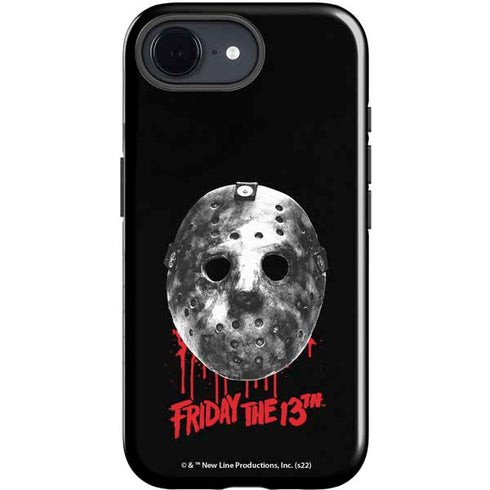 Warner Bros Friday the 13th Jason Voorhees Dripping Mask iPhone 16e Impact Case