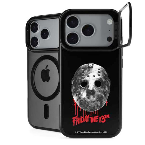 Warner Bros Friday the 13th Jason Voorhees Dripping Mask iPhone 18 Pro Kickstand Case
