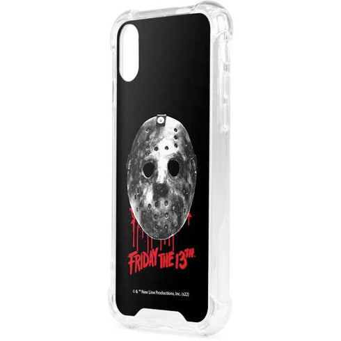 Warner Bros Friday the 13th Jason Voorhees Dripping Mask iPhone XS Clear Case