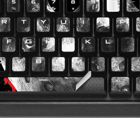 Warner Bros Friday the 13th Jason Voorhees Dripping Mask K95 RGB PLATINUM Mechanical Gaming Keyboard Skin