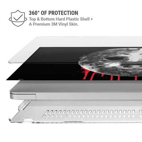 Warner Bros Friday the 13th Jason Voorhees Dripping Mask MacBook Air 13in (2020) Case plus Skin