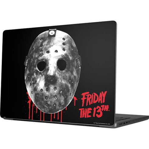 Warner Bros Friday the 13th Jason Voorhees Dripping Mask Apple MacBook Pro 14-inch Skin