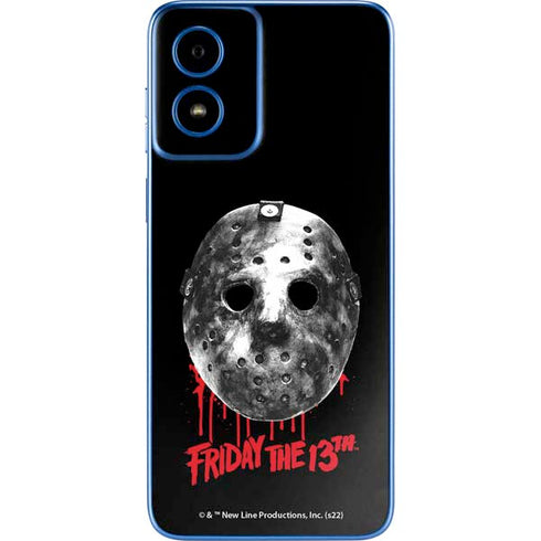 Warner Bros Friday the 13th Jason Voorhees Dripping Mask Moto G Play 4G (2024) Skin