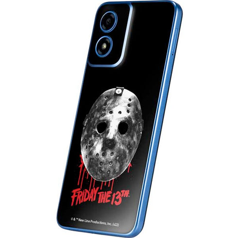 Warner Bros Friday the 13th Jason Voorhees Dripping Mask Moto G Play 4G (2024) Skin