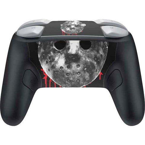 Warner Bros Friday the 13th Jason Voorhees Dripping Mask Nintendo Switch 2 (2025) Pro Controller Skin