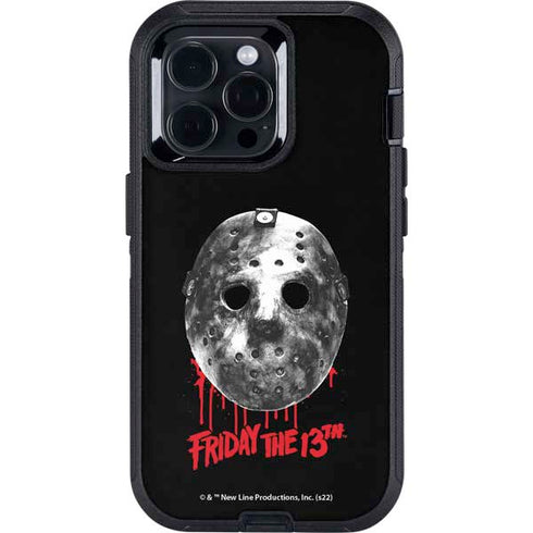 Warner Bros Friday the 13th Jason Voorhees Dripping Mask Otterbox Defender iPhone Skin