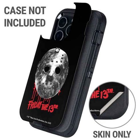Warner Bros Friday the 13th Jason Voorhees Dripping Mask Otterbox Defender iPhone Skin