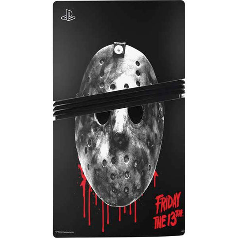 Warner Bros Friday the 13th Jason Voorhees Dripping Mask PS5 Pro Disk Bundle Skin