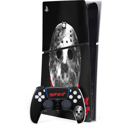 Warner Bros Friday the 13th Jason Voorhees Dripping Mask PlayStation PS5 Skins