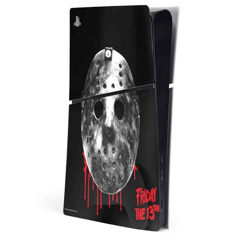 Warner Bros Friday the 13th Jason Voorhees Dripping Mask PlayStation PS5 Skins