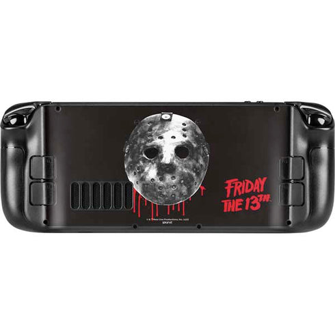 Warner Bros Friday the 13th Jason Voorhees Dripping Mask Steam Deck Handheld Gaming Computer Skin