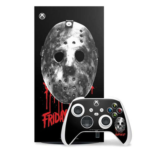 Warner Bros Friday the 13th Jason Voorhees Dripping Mask Xbox Series X Skins