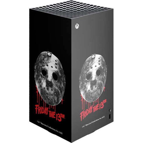 Warner Bros Friday the 13th Jason Voorhees Dripping Mask XBox Series X Digital Edition Console Skin