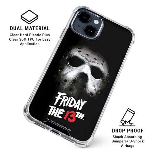 Warner Bros Friday the 13th Jason Voorhees iPhone 15 Clear Case