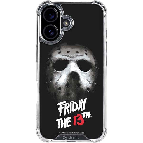 Warner Bros Friday the 13th Jason Voorhees iPhone 16 Clear Case
