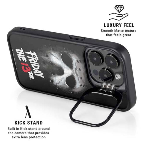 Warner Bros Friday the 13th Jason Voorhees iPhone 16 Pro Kickstand Case