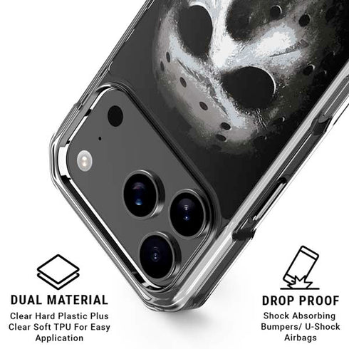 Warner Bros Friday the 13th Jason Voorhees iPhone 17 Pro Clear Case